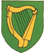 De sinople à la harpe d'or
